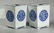 Pair Chinese Qing Blue & White Porcelain Planters - 2