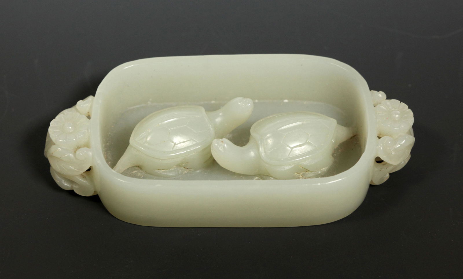 Chinese Pale Celadon Jade Scholar's Brush Washer (1 of 8)