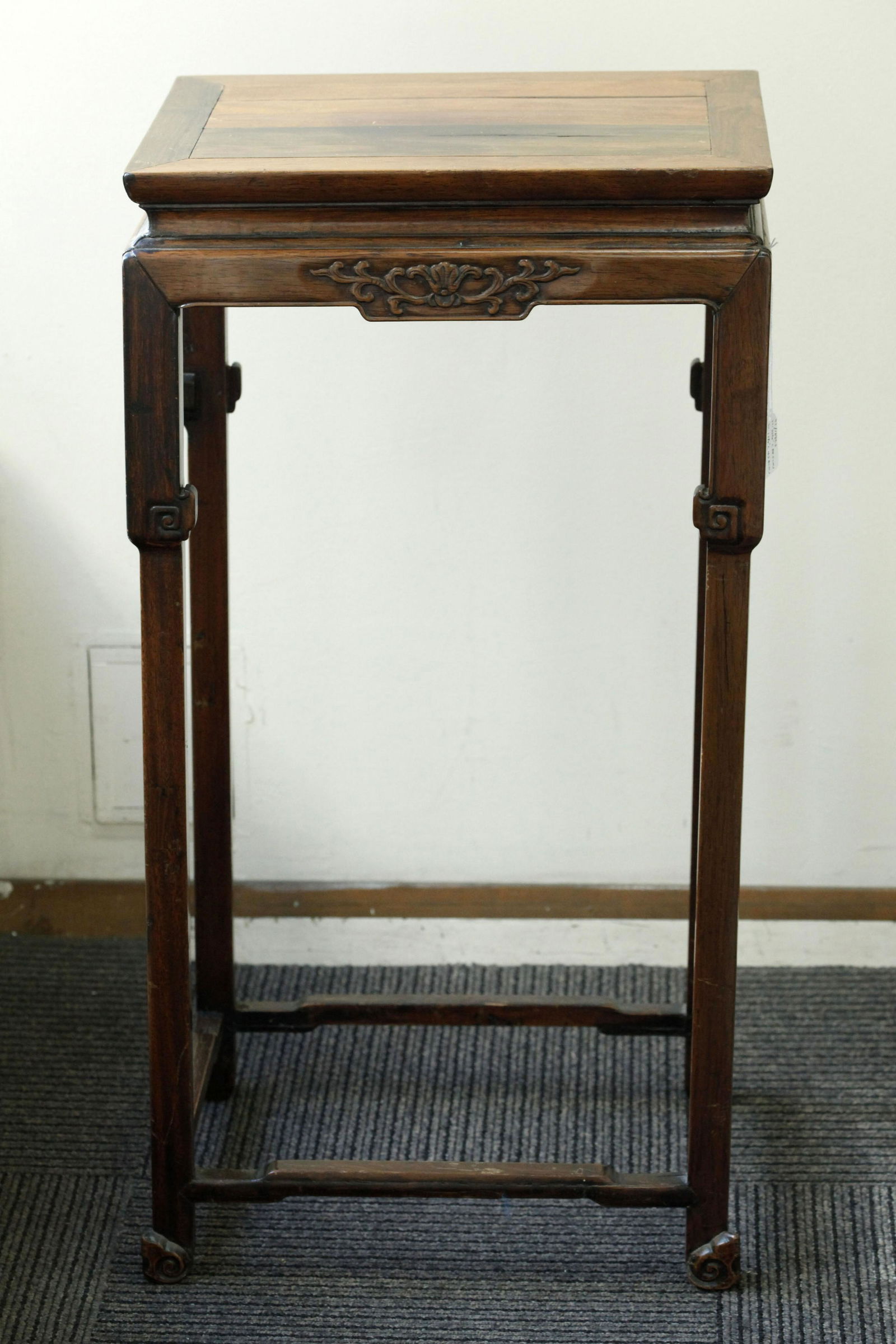 Chinese Qing Hardwood Rectangular Side Table (1 of 9)