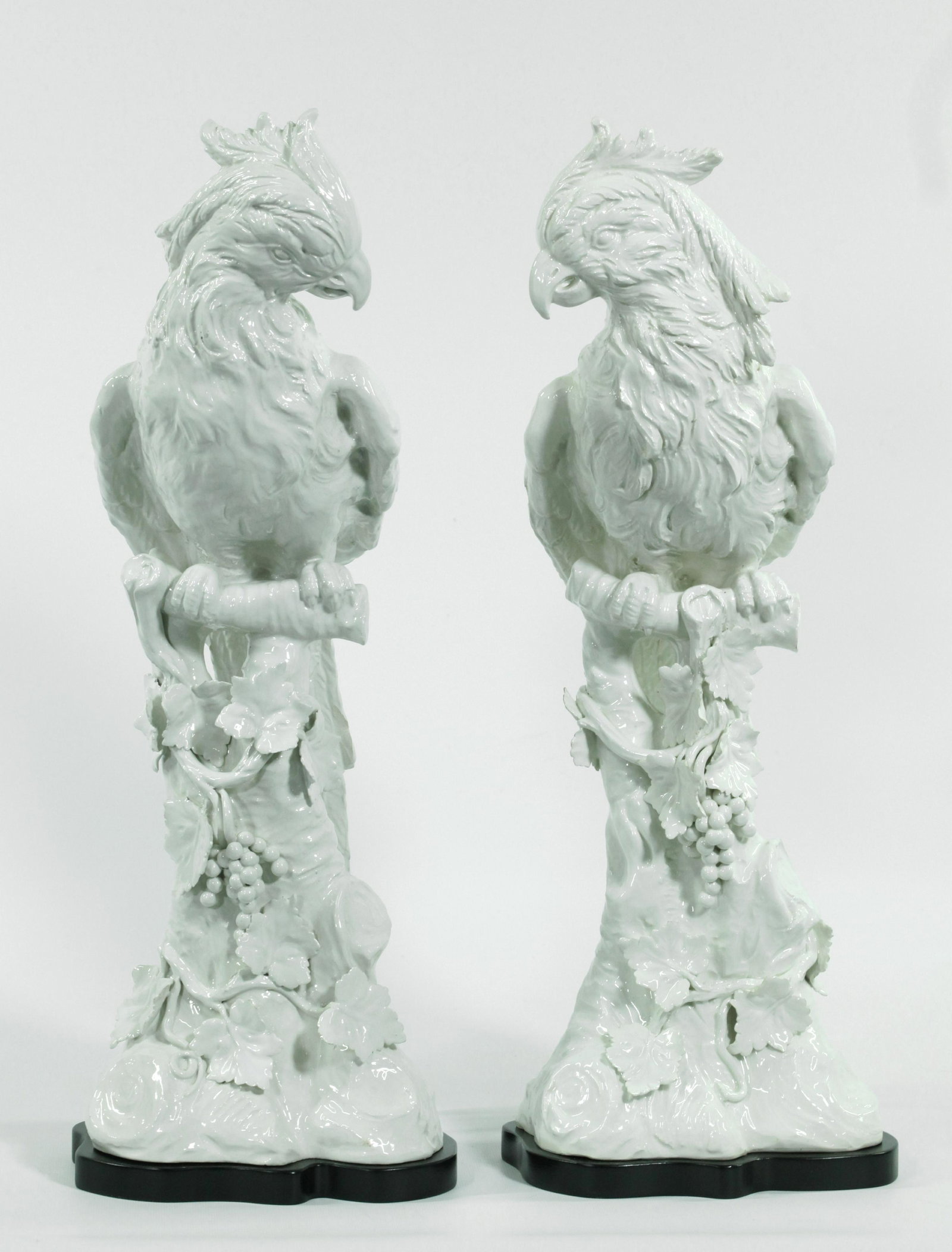 Lg Mirror Pair White Faence Cockatoos (1 of 7)