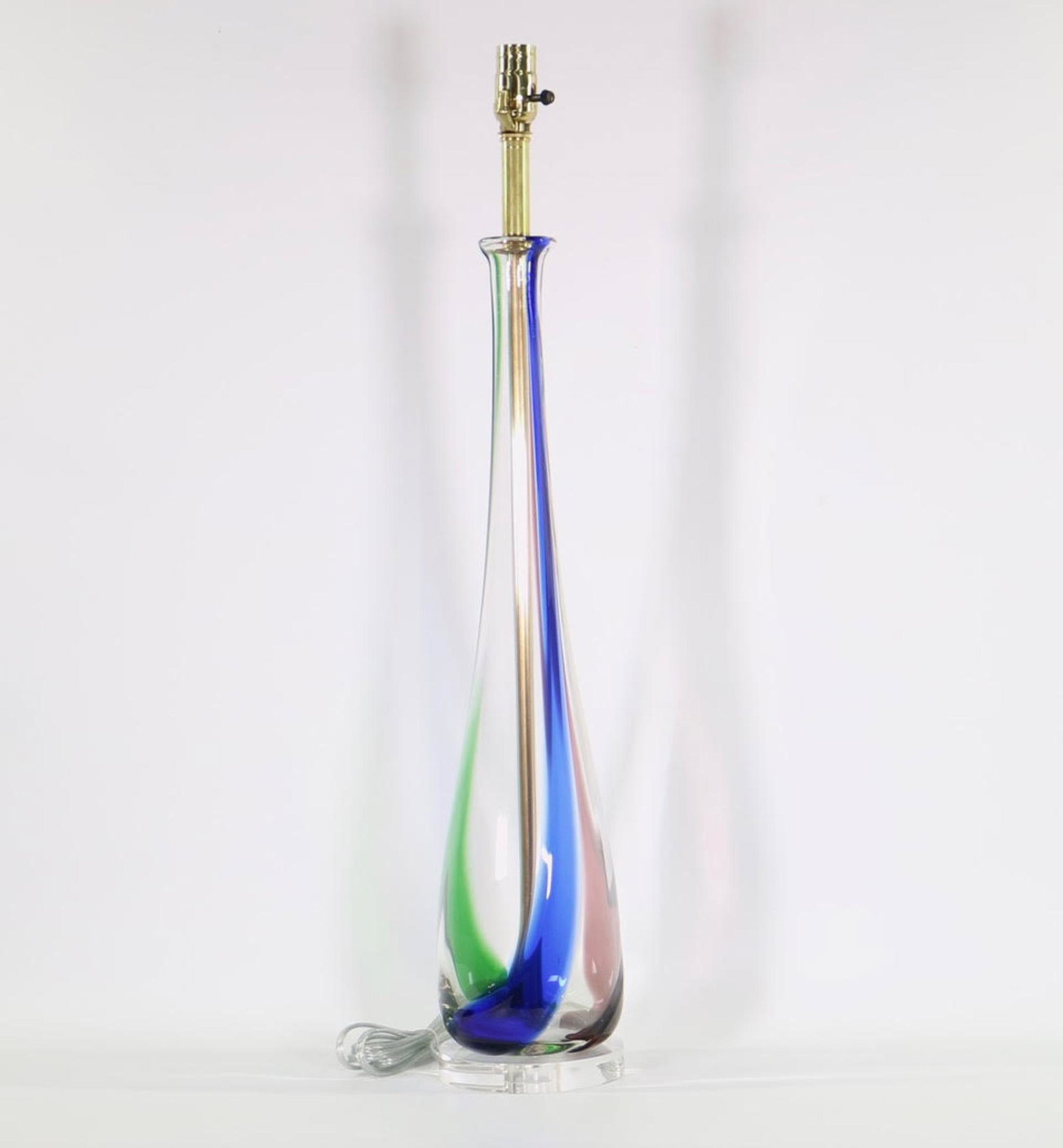 Vintage Venetian Murano Glass Large Lamp (1 of 7)