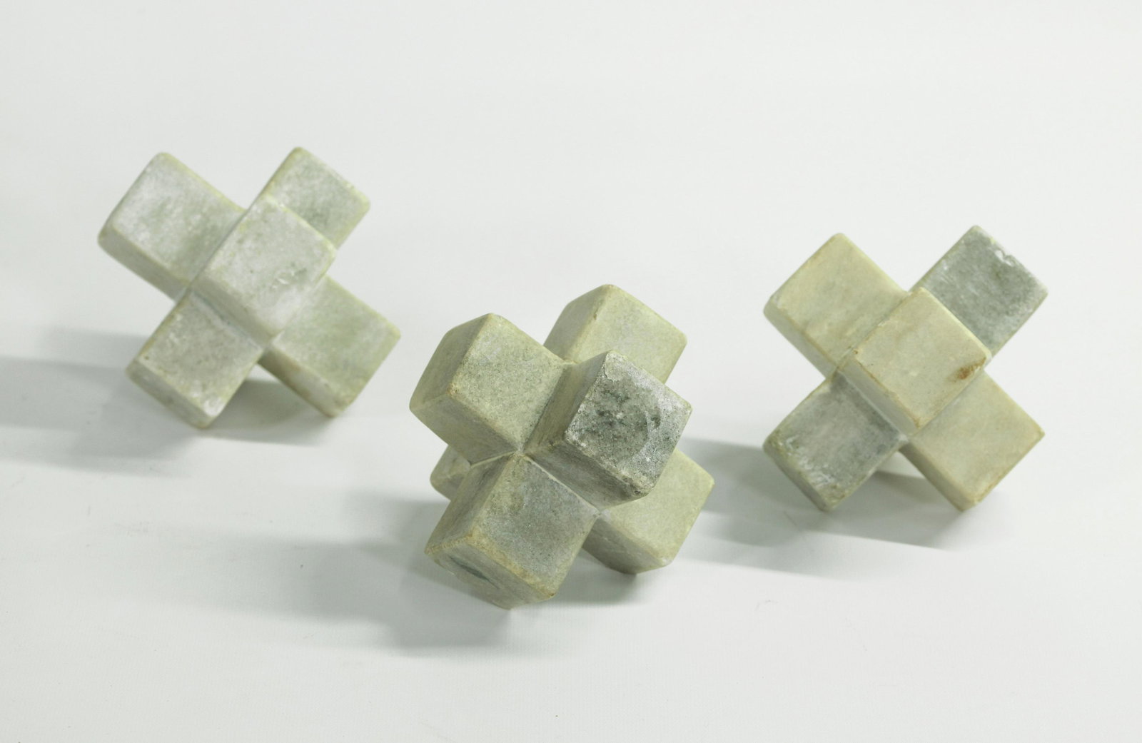 Sol LeWitt; 3 Part Marble Sculpture (1 of 7)