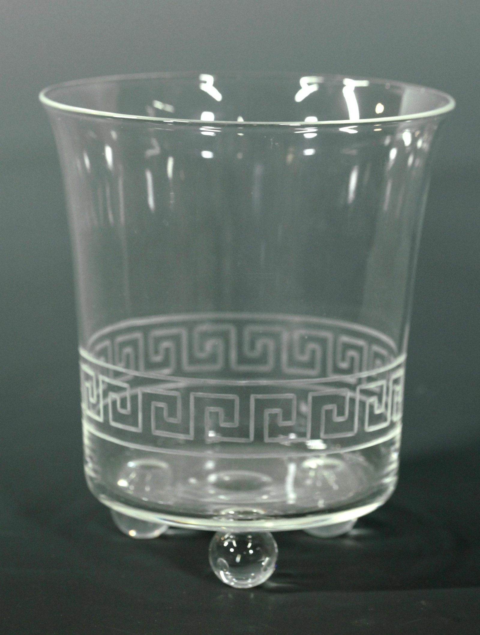 Neoclassical Steuben Glass Greek Key Vase (1 of 6)