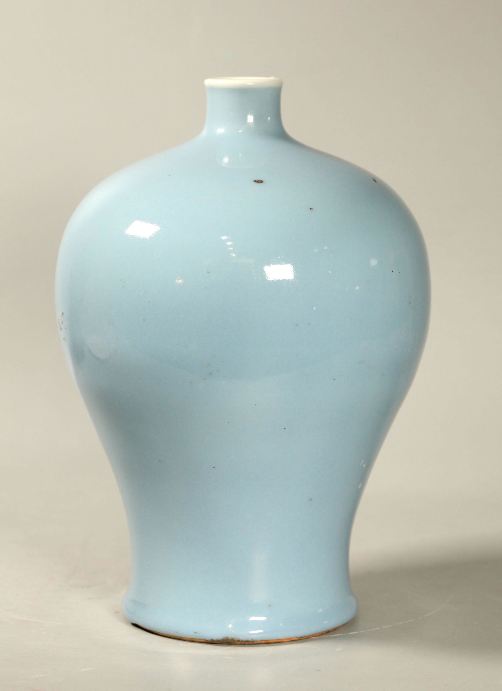 Lg Chinese Clair de Lune Porcelain Meiping Vase (1 of 5)