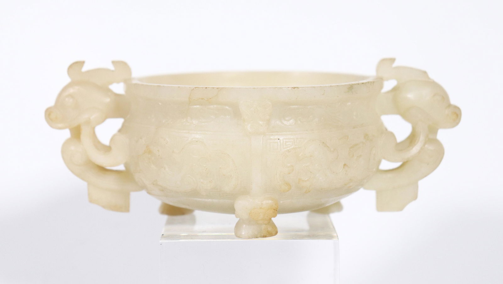 Chinese Qing White "Jade" Hardstone Censer (1 of 7)
