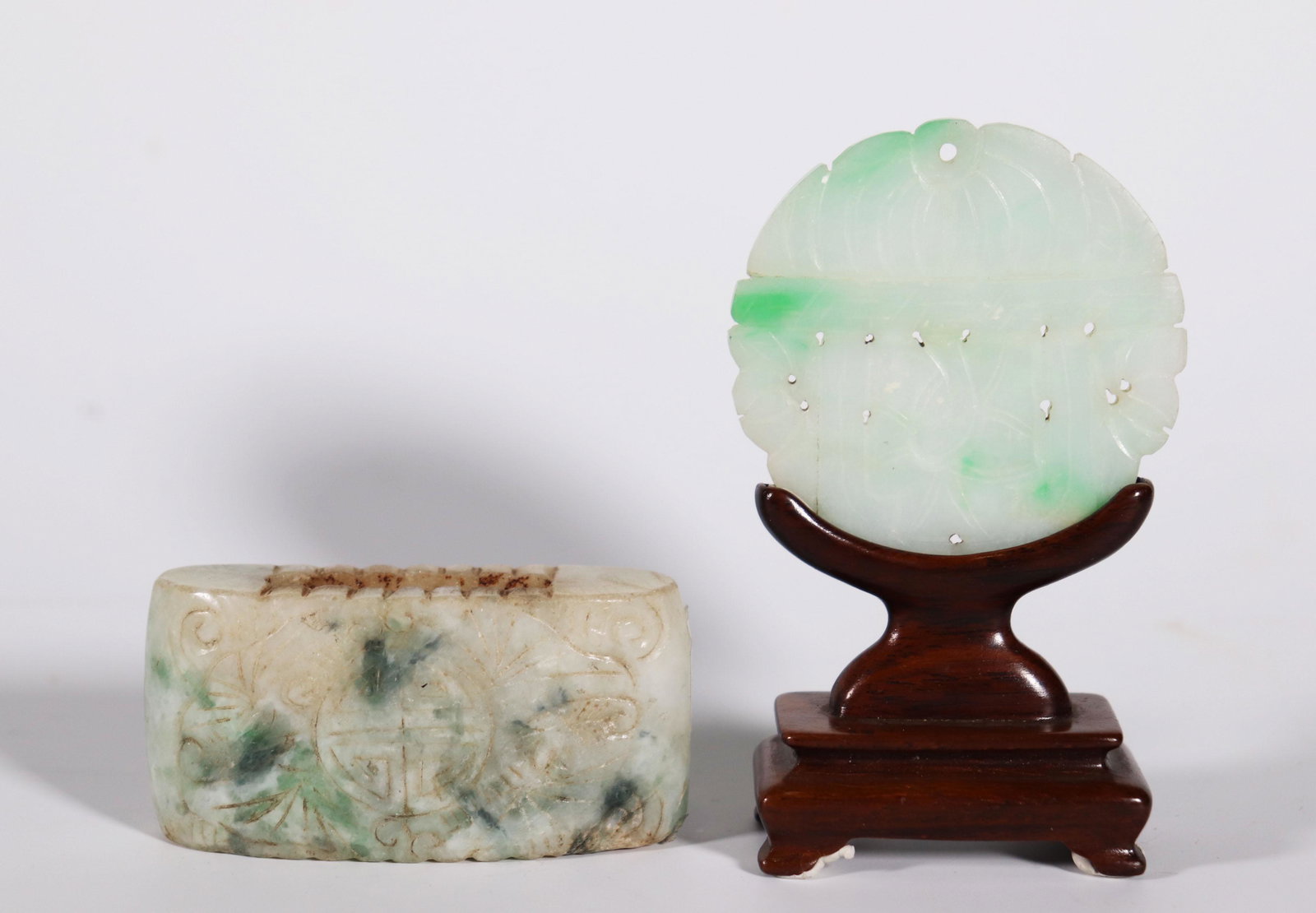 2 Chinese Qing Dynasty Jadeites (1 of 4)