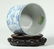 Chinese Qing Blue & White Porcelain Brush Pot - 4