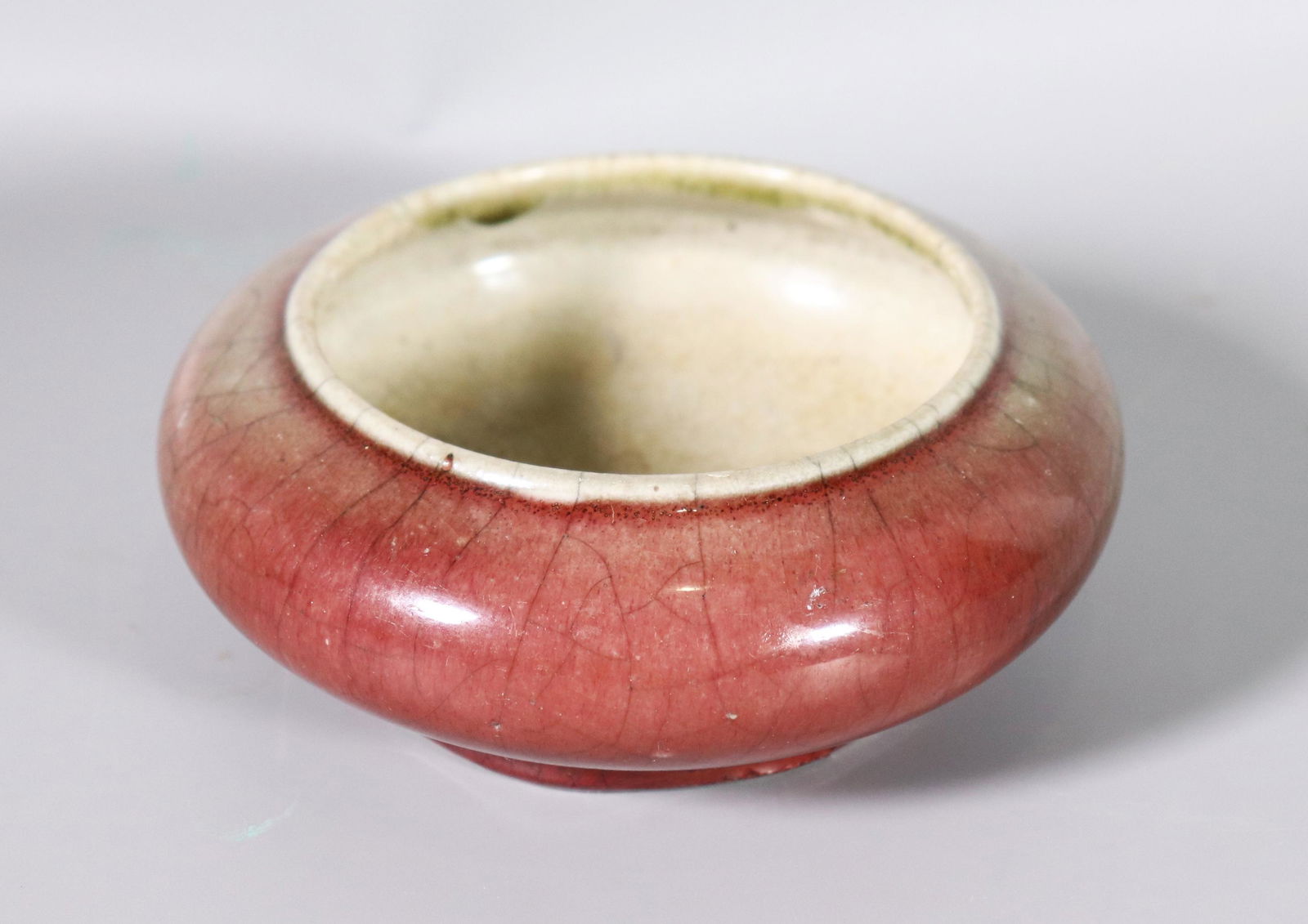 Chinese Qing Langyao Red Porcelain Brush Washer (1 of 6)