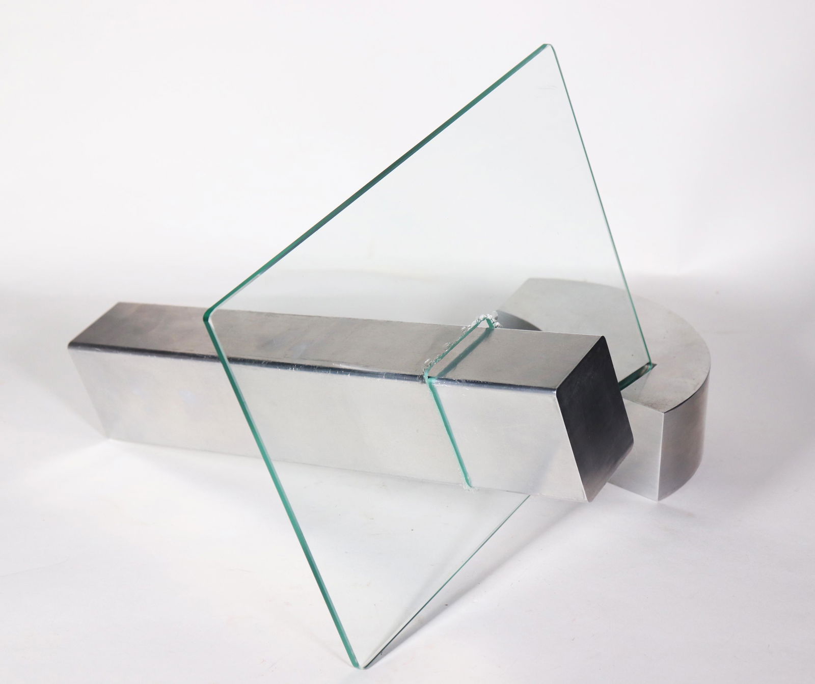 Menashe Kadishman Israeli Glass & Steel Sculpture (1 of 7)