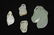 4 Chinese Qing Dynasty Vegetable Pendants
