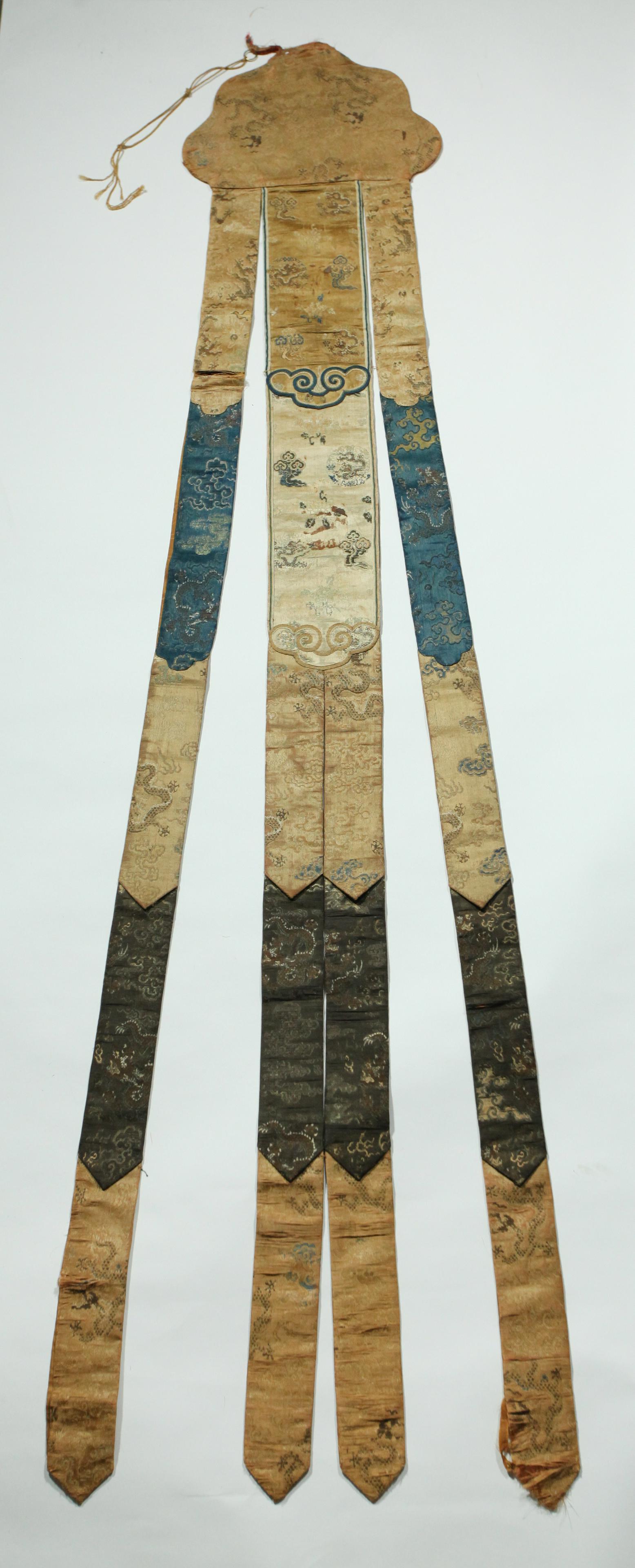 Chinese Temple Streamer 18 C Dragon Brocades (1 of 9)