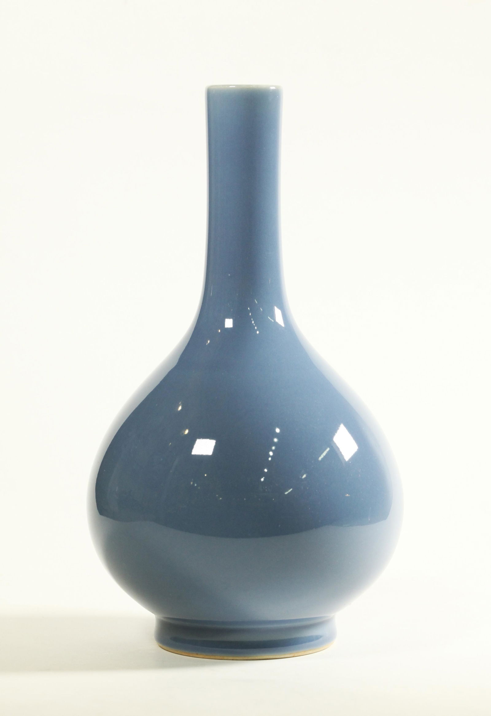 Chinese Clair de Lune Monochrome Porcelain Vase (1 of 5)