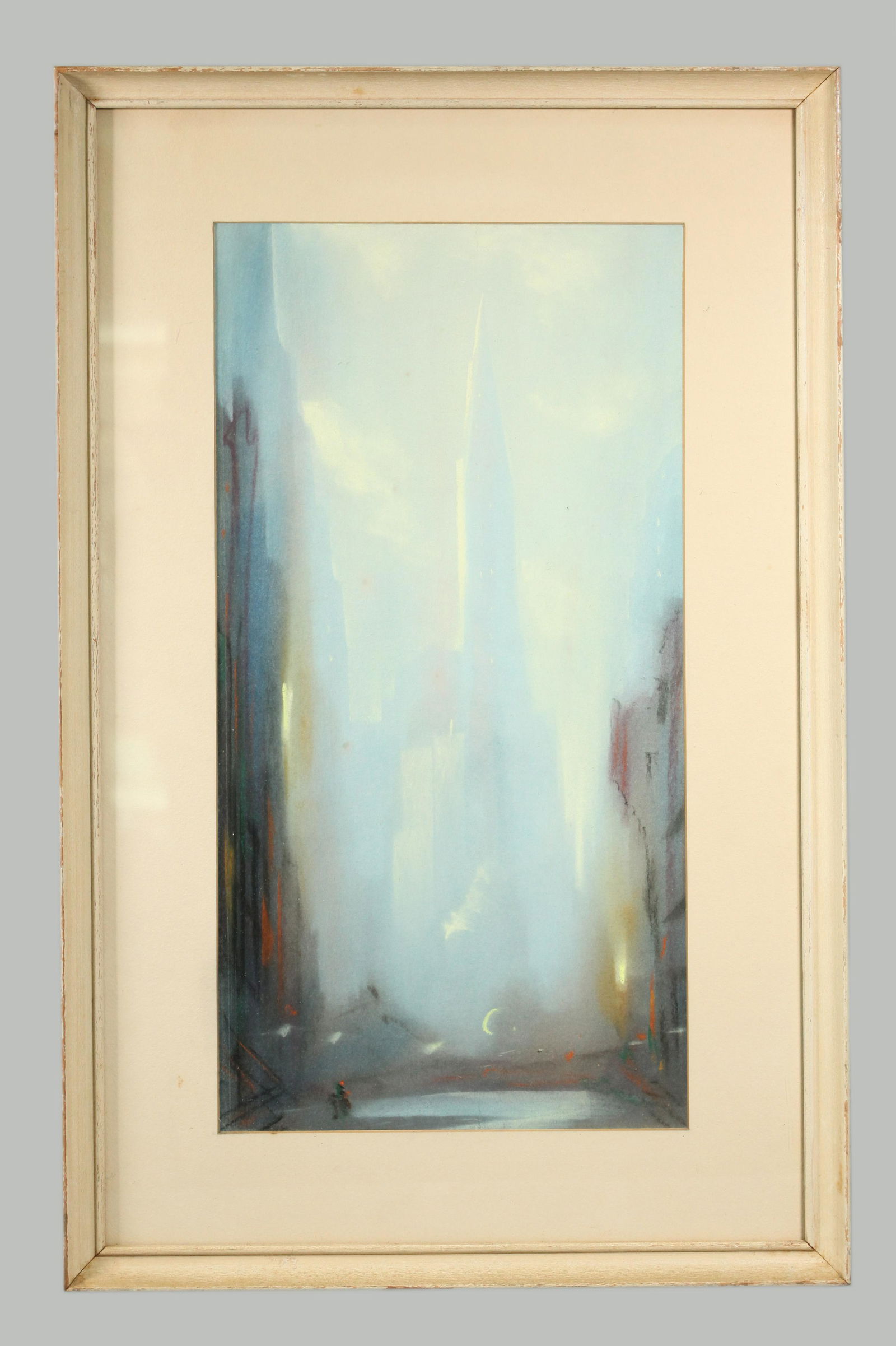 Modernist Skyscraper; Mixed Media Board or Paper (1 of 5)