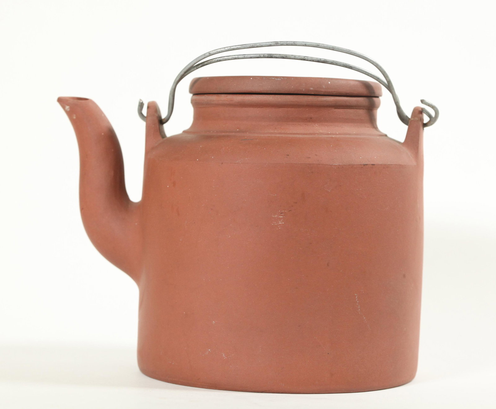 Chinese Yixing Wire Handle Teapot (1 of 5)