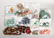 12+ Bags Antique Beads: Coral, Glass, Hard Stones