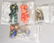 12+ Bags Antique Beads: Coral, Glass, Hard Stones - 4
