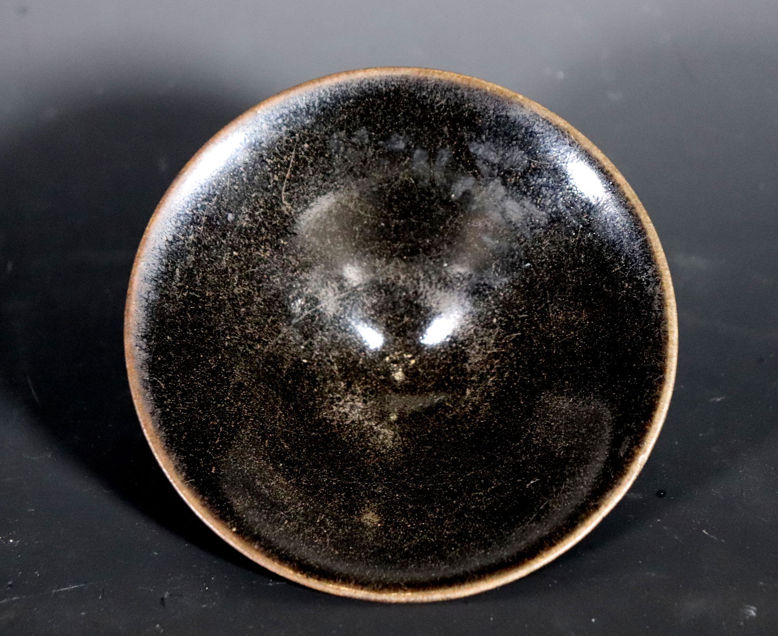 Fine Chinese Song Jianyao Black Porcelain Tea Bowl (1 of 4)