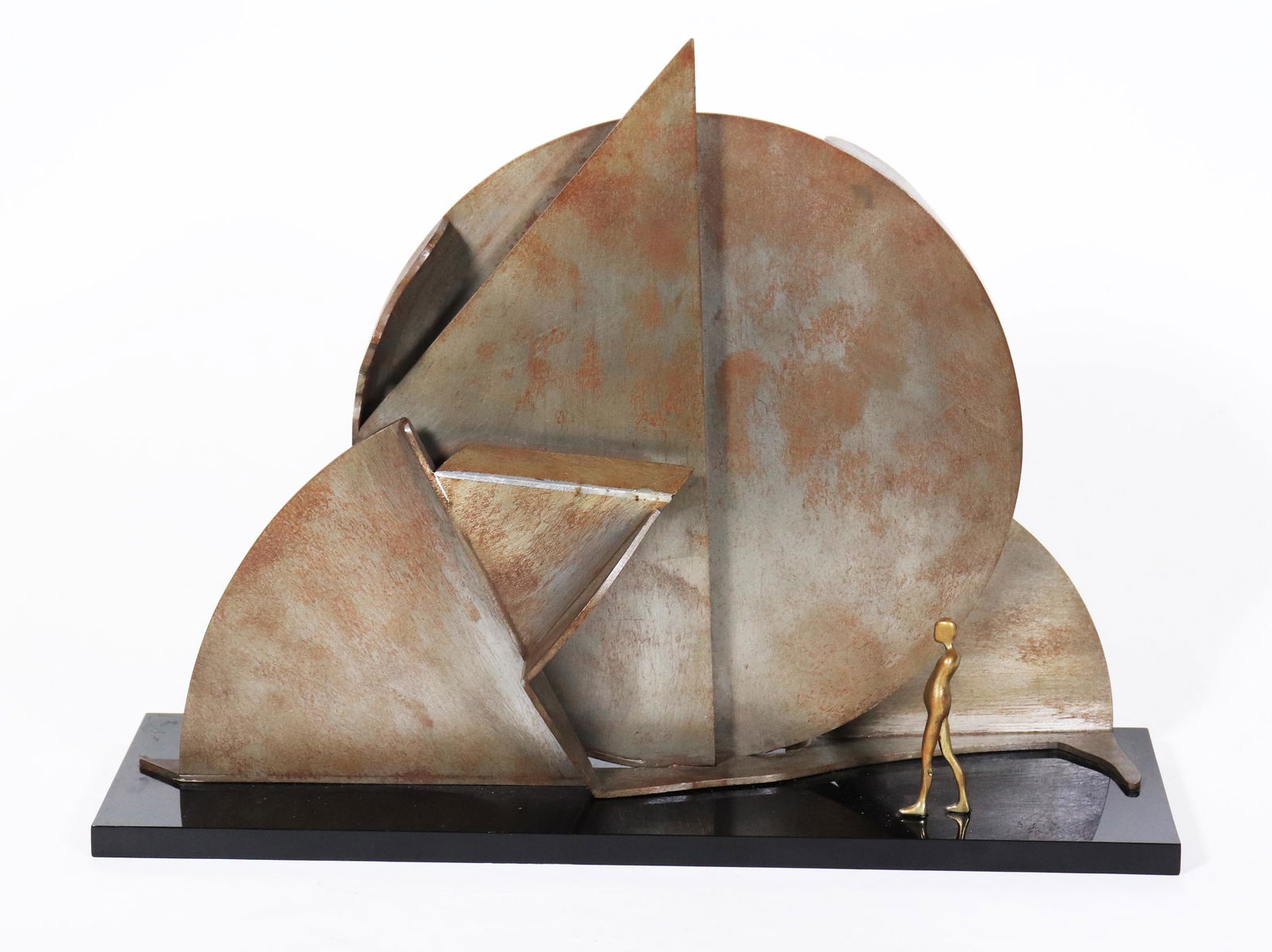 Ernest Trova Profile Canto '74 Steel Brass Acrylic (1 of 6)