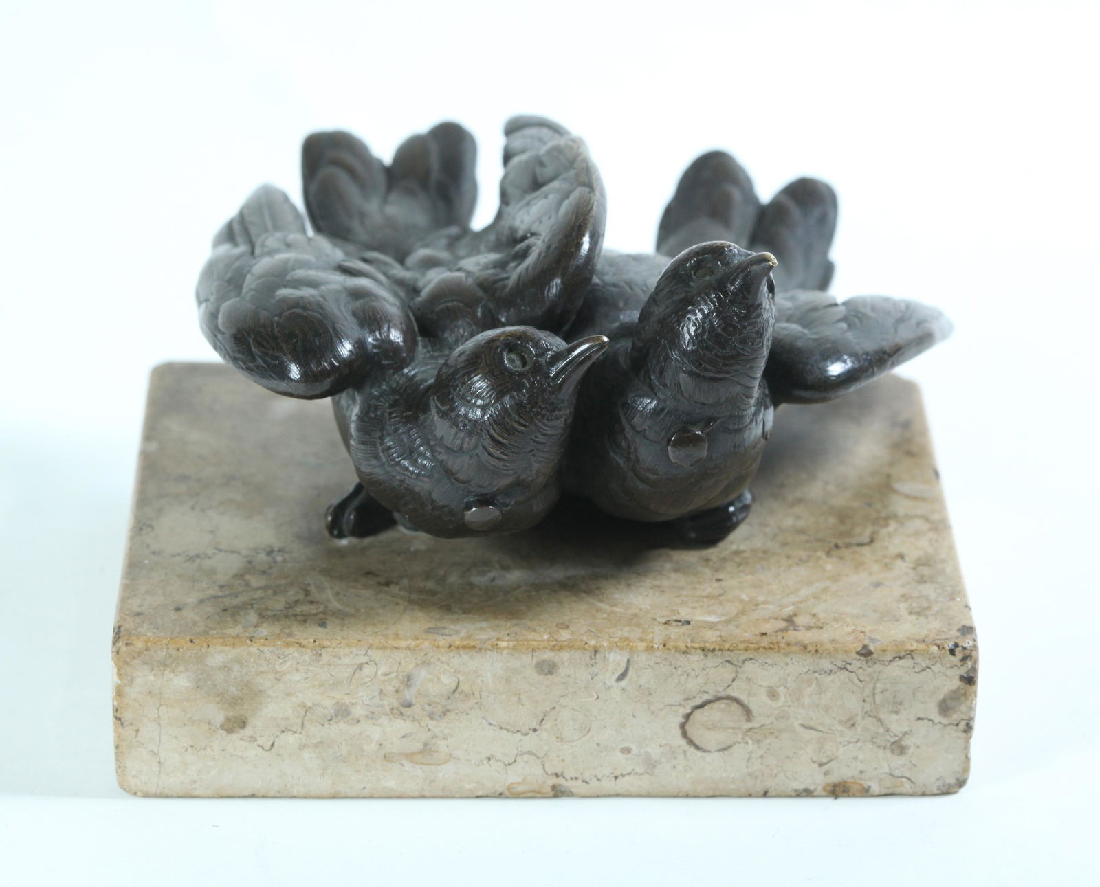 Victorian 19 C Cast Love-Birds Animalier Bronze (1 of 7)