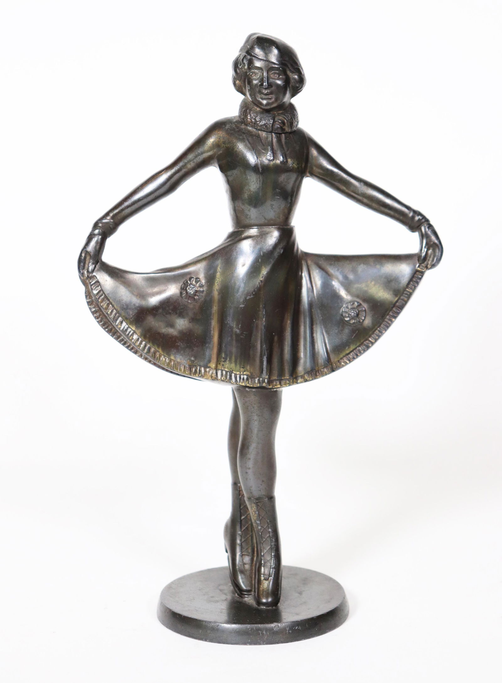 Sonja Henie Ice-Skater Metal Cigarette Lighter (1 of 6)