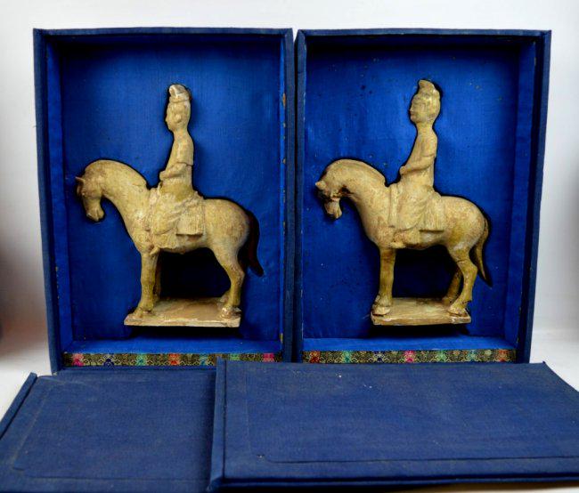 Pr Chinese Sui Dynasty Straw-Glazed Horse Figures (1 of 9)