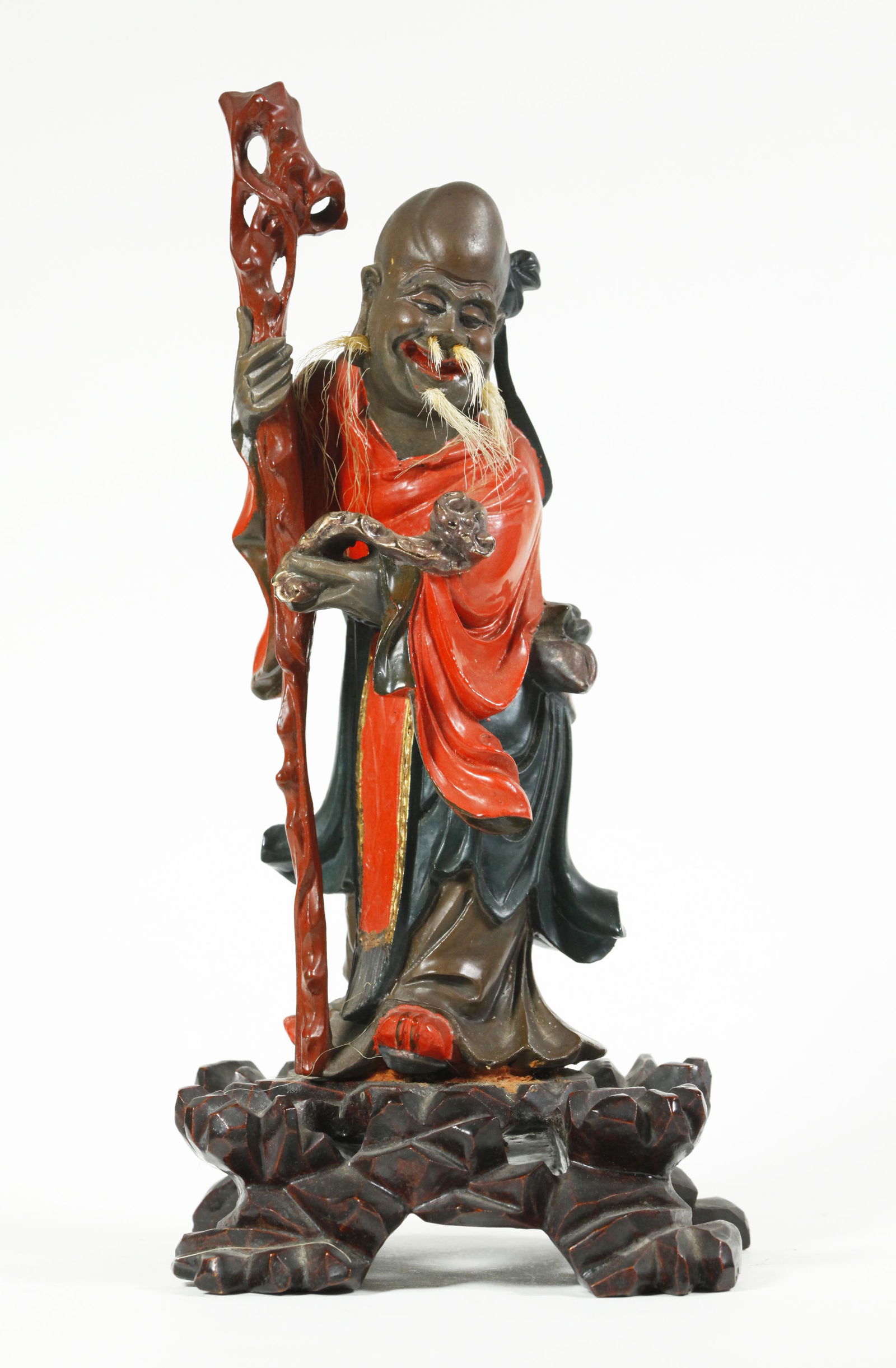 Chinese Fujian Lacquer Shaoxing & Stand (1 of 5)