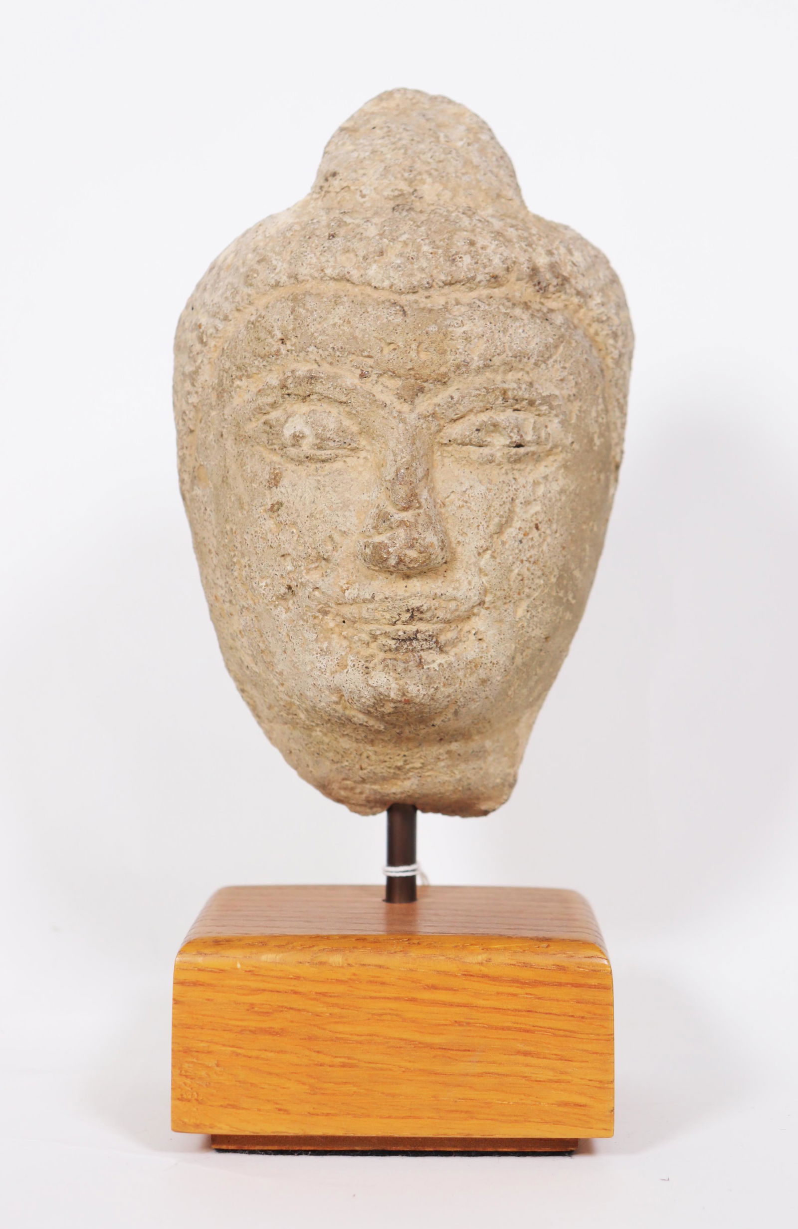 Antique South East Asian Carved Stone Buddha Head (1 of 4)