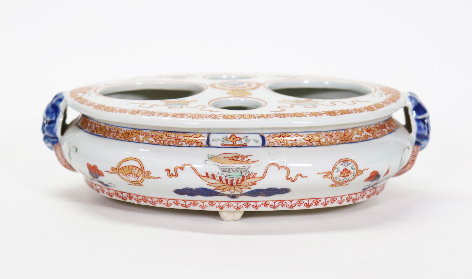 Chinese Export Famille Verte Porcelain Spice Tray (1 of 6)