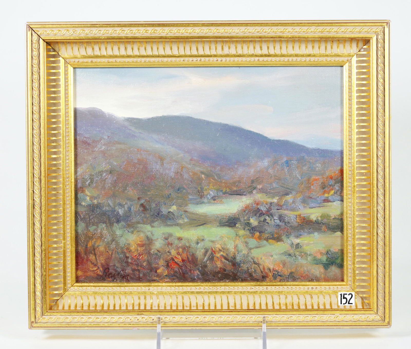 C Raybin; Oil Canvas Board Early Fall Catskills (1 of 6)