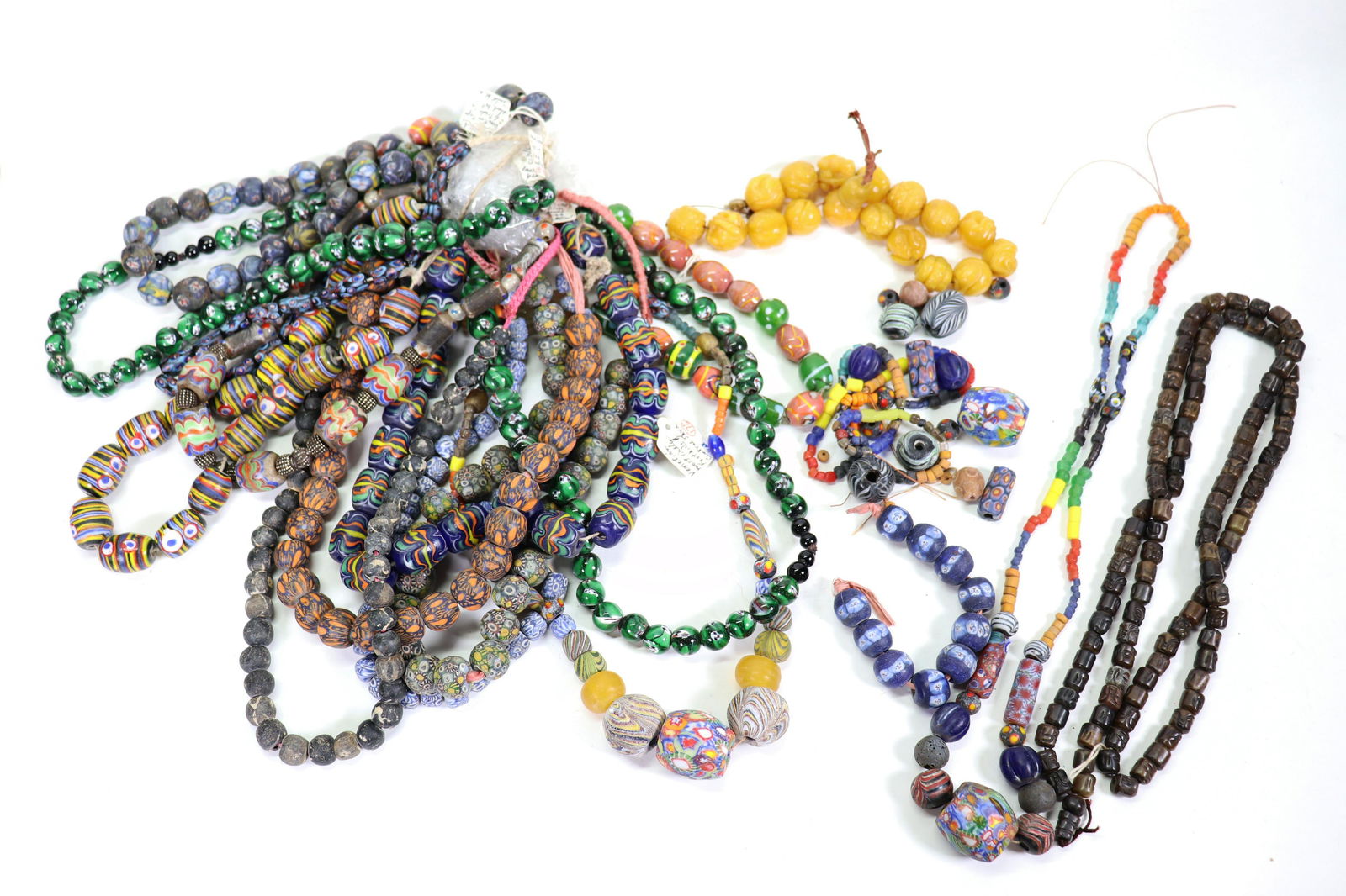16 Chinese or Italian Glass Trade Bead Necklaces (1 of 9)