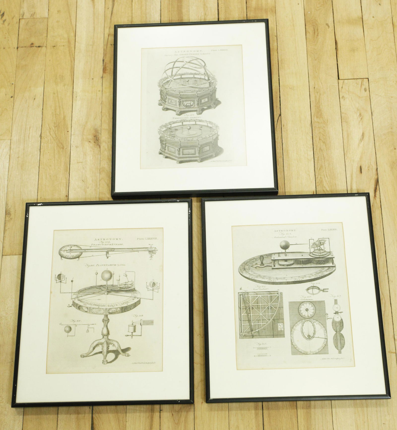 3 Copper Plate Astronomy Engravings, London1802 (1 of 5)