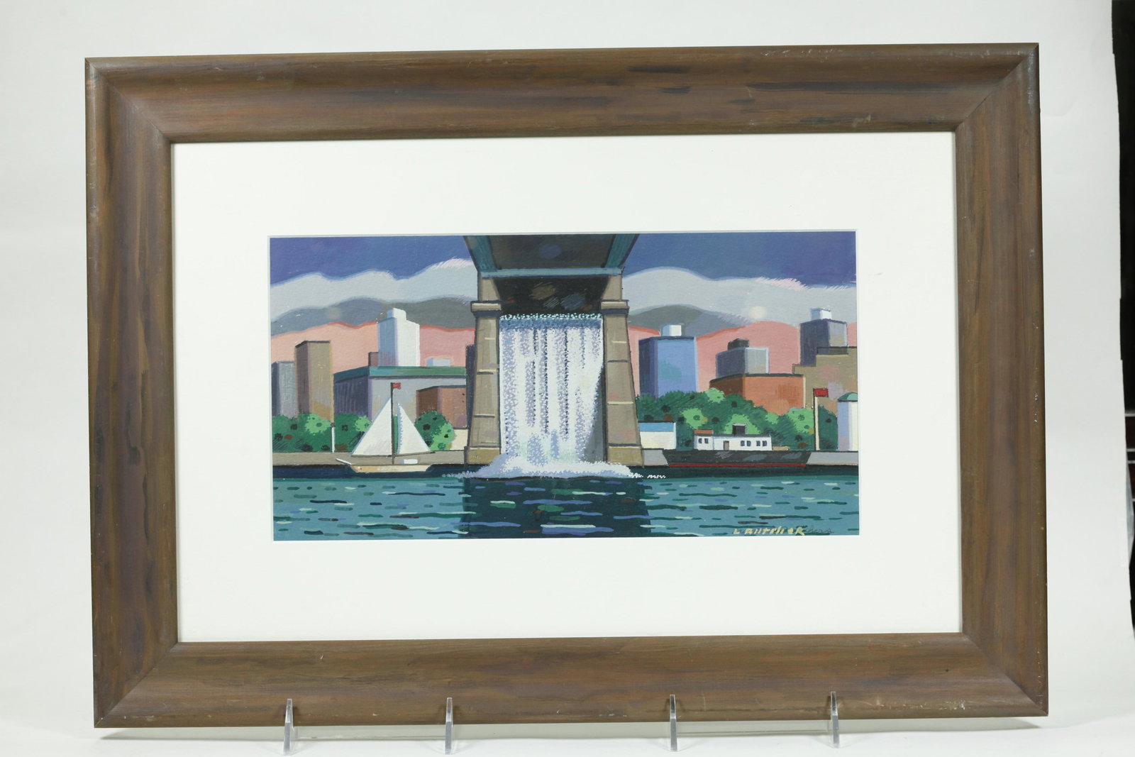 Lawrence Butcher Jr; Acrylic Brooklyn "Waterfall" (1 of 6)