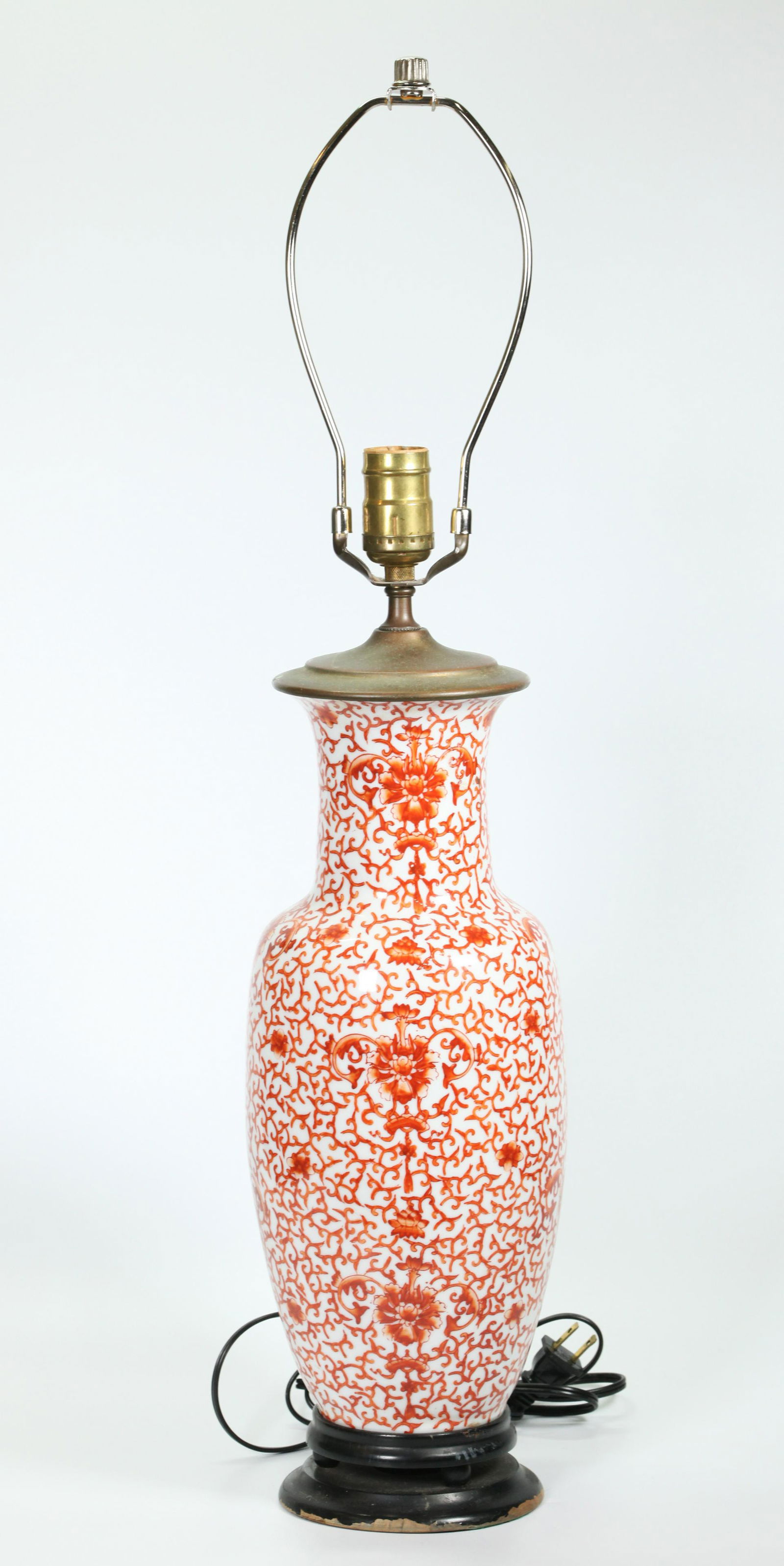 Chinese Iron Red Enameled Porcelain Vase (1 of 4)