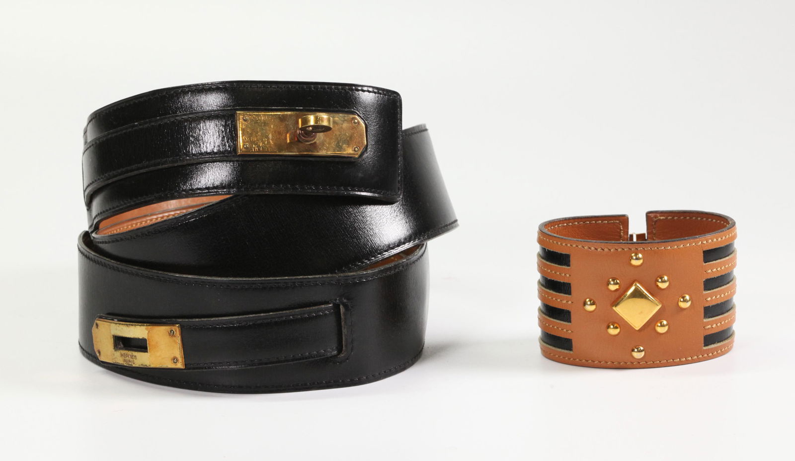 1970s Hermes Bracelet & Kelly Belt; Bonwit Teller (1 of 9)