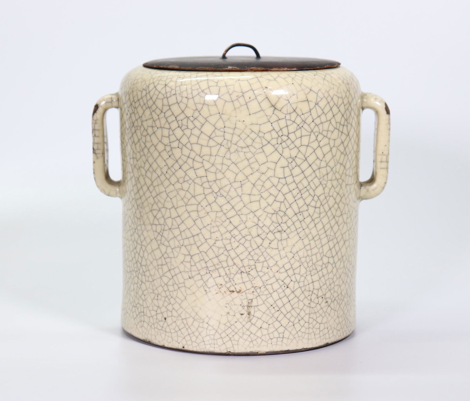 Large Japanese 18/19 C Tea Ceremony Mizusashi (1 of 5)