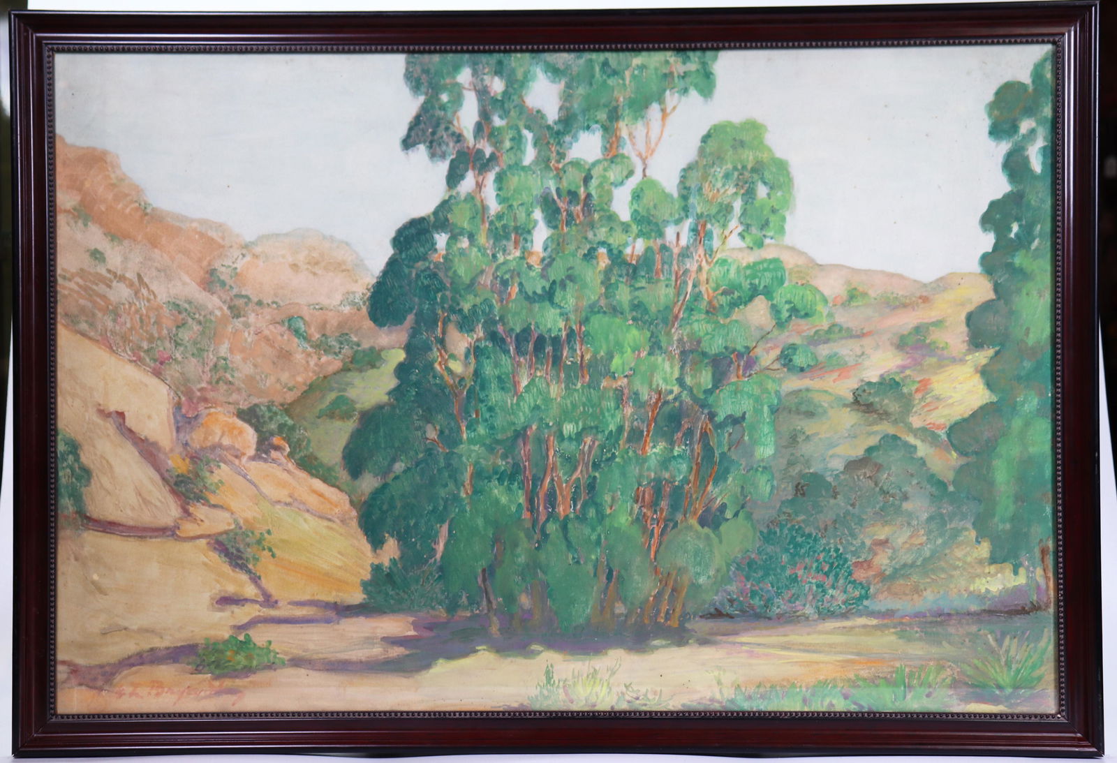 Everett Lloyd Bryant; Desert Foothills, Gouache (1 of 3)