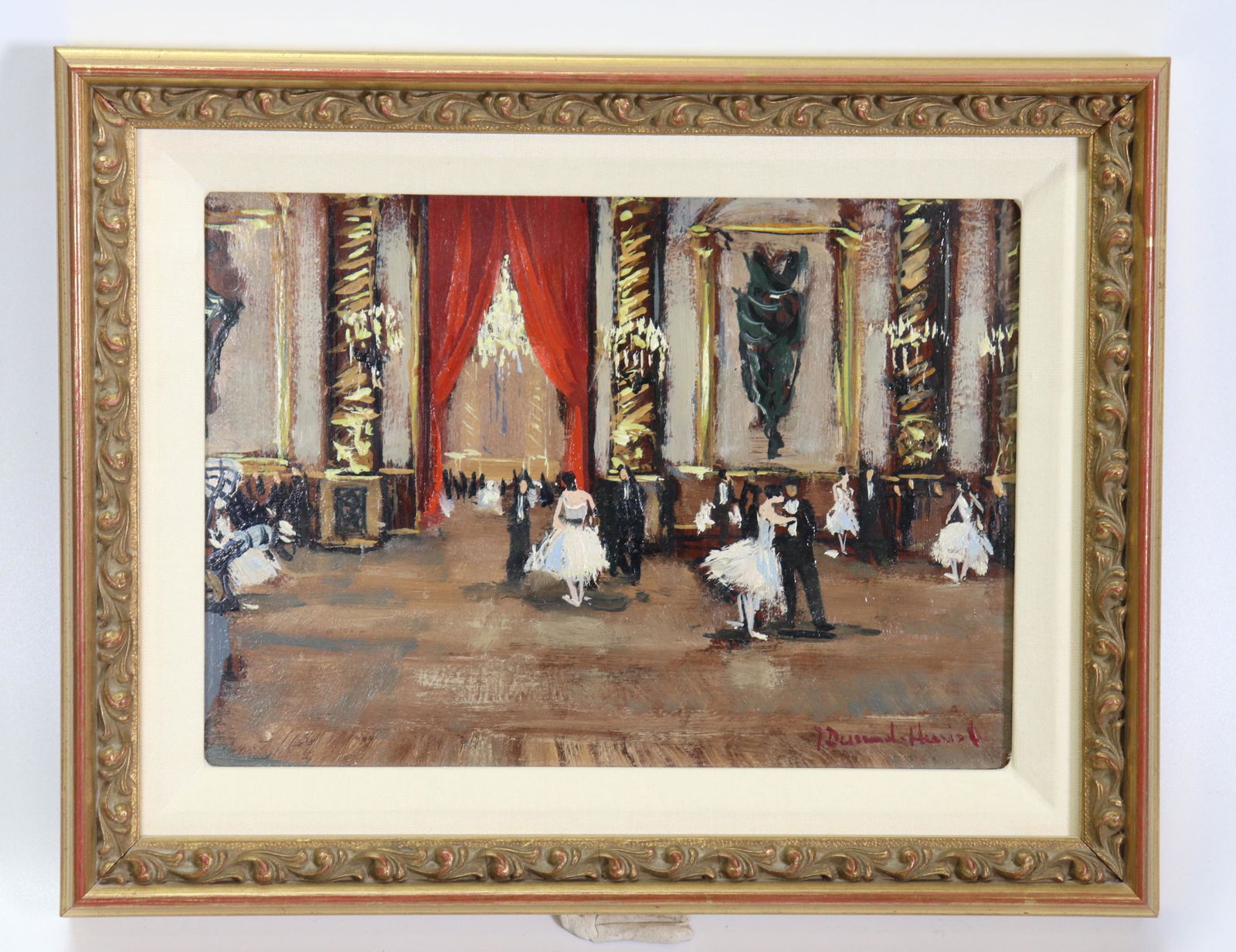 Jacques Durand-Henriot; Paris Opera Ballet Oil (1 of 3)