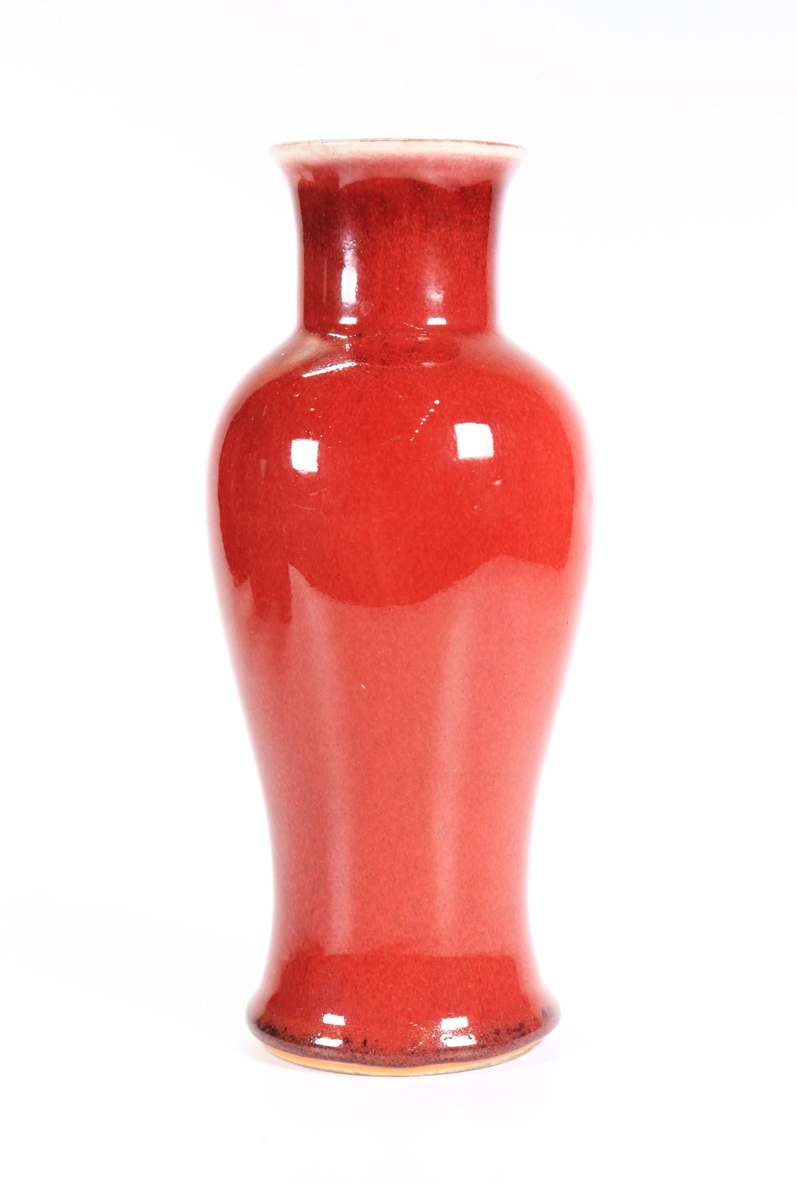 Chinese Langyao Red Porcelain Sleeve Vase (1 of 4)