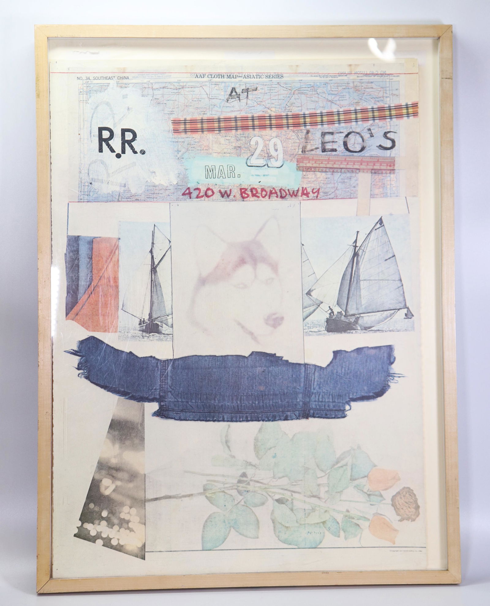 Robert Rauschenberg: At Leo's; 1980 Castelli Litho (1 of 3)