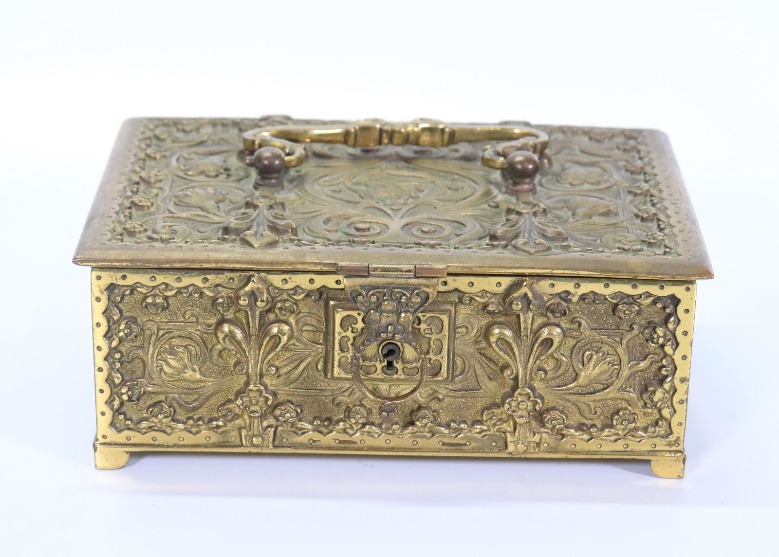 Erhard & Sohne Art Nouveau Bronze Jewelry Box (1 of 5)