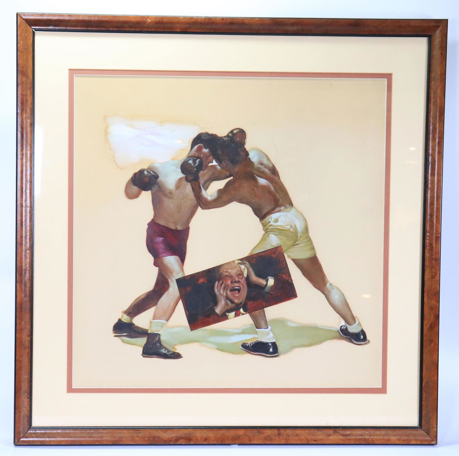 Original Boxing Painting on Board (1 of 3)