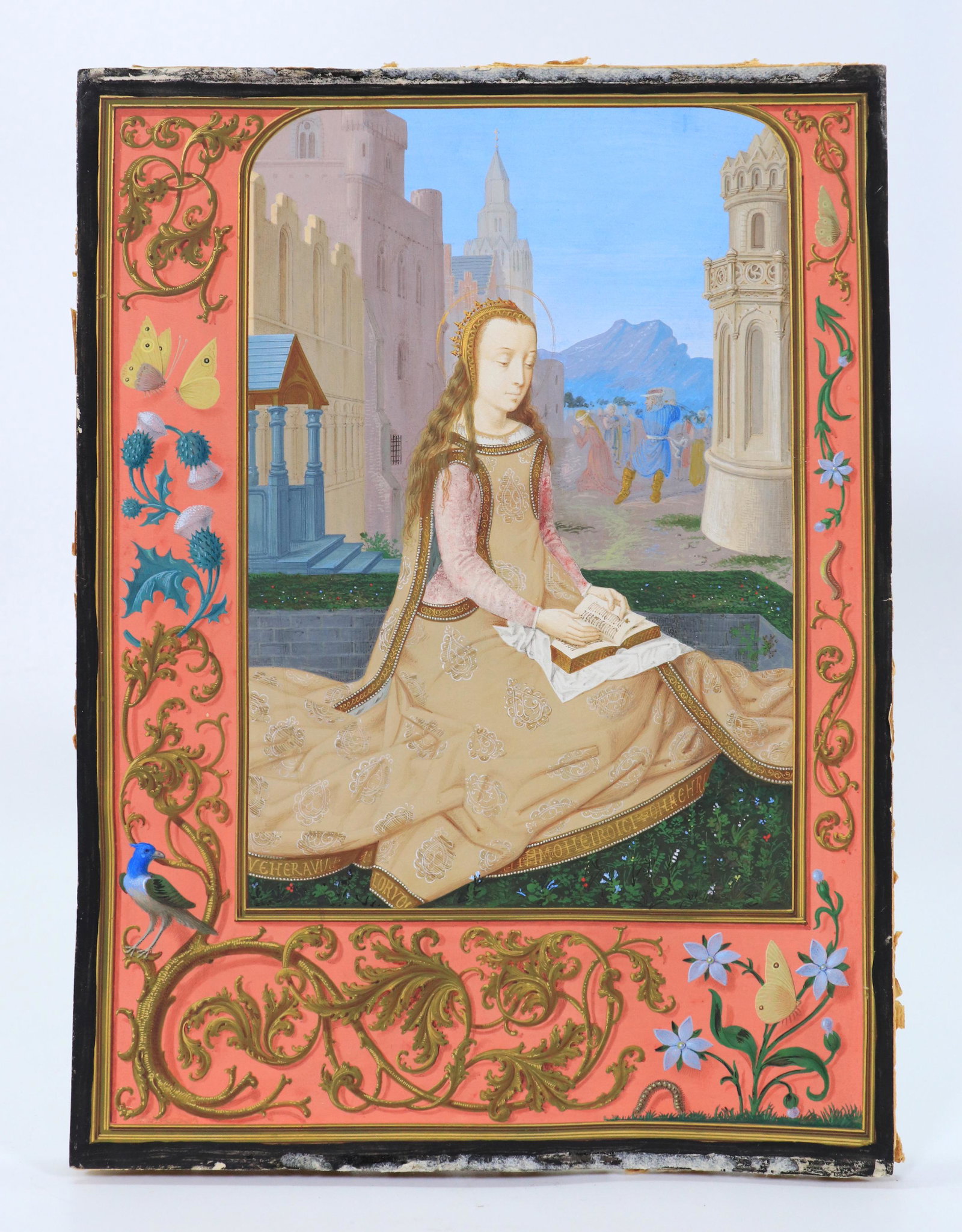 Book of Hours ca 1500 Flemish Martyred Saint (1 of 5)