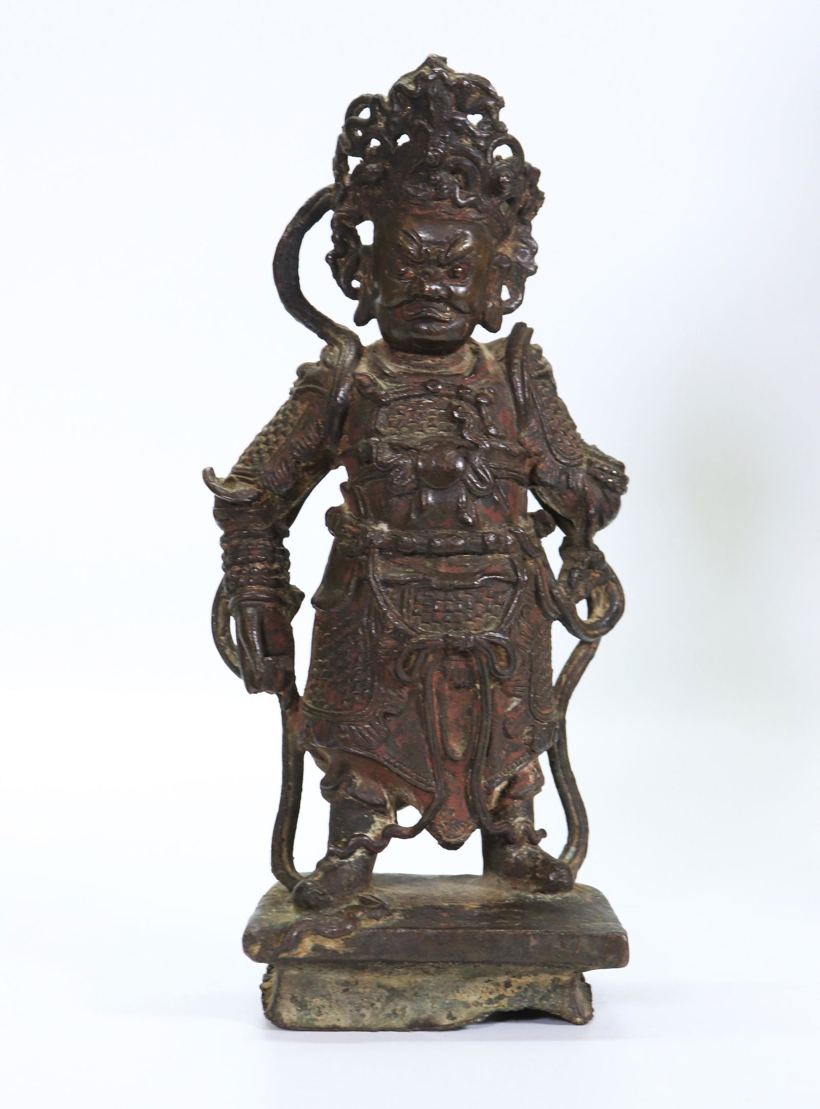 Chinese Ming Dynasty Bronze Guardian Figure (1 of 5)