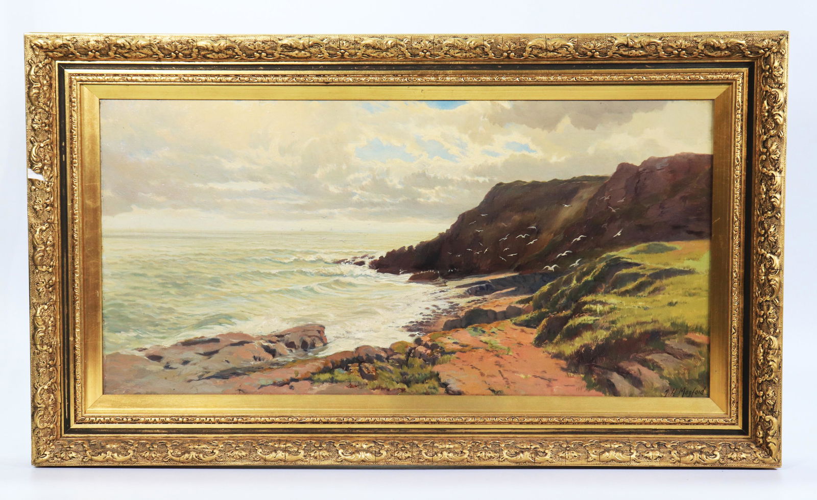 John Mogford; Cornwall Landscape Oil Canvas (1 of 5)