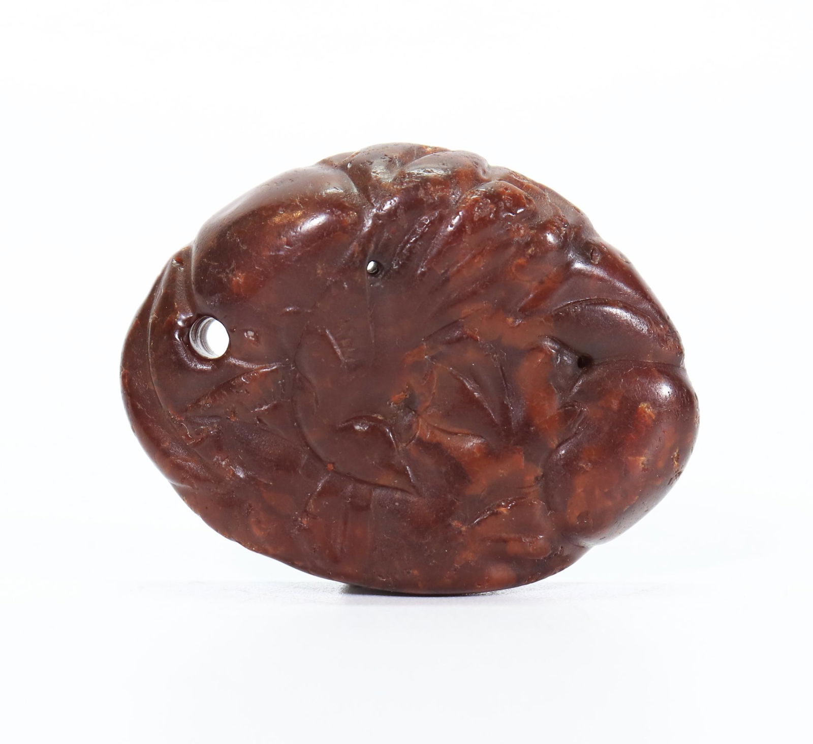Chinese Song / Liao Amber Bird Medallion (1 of 3)