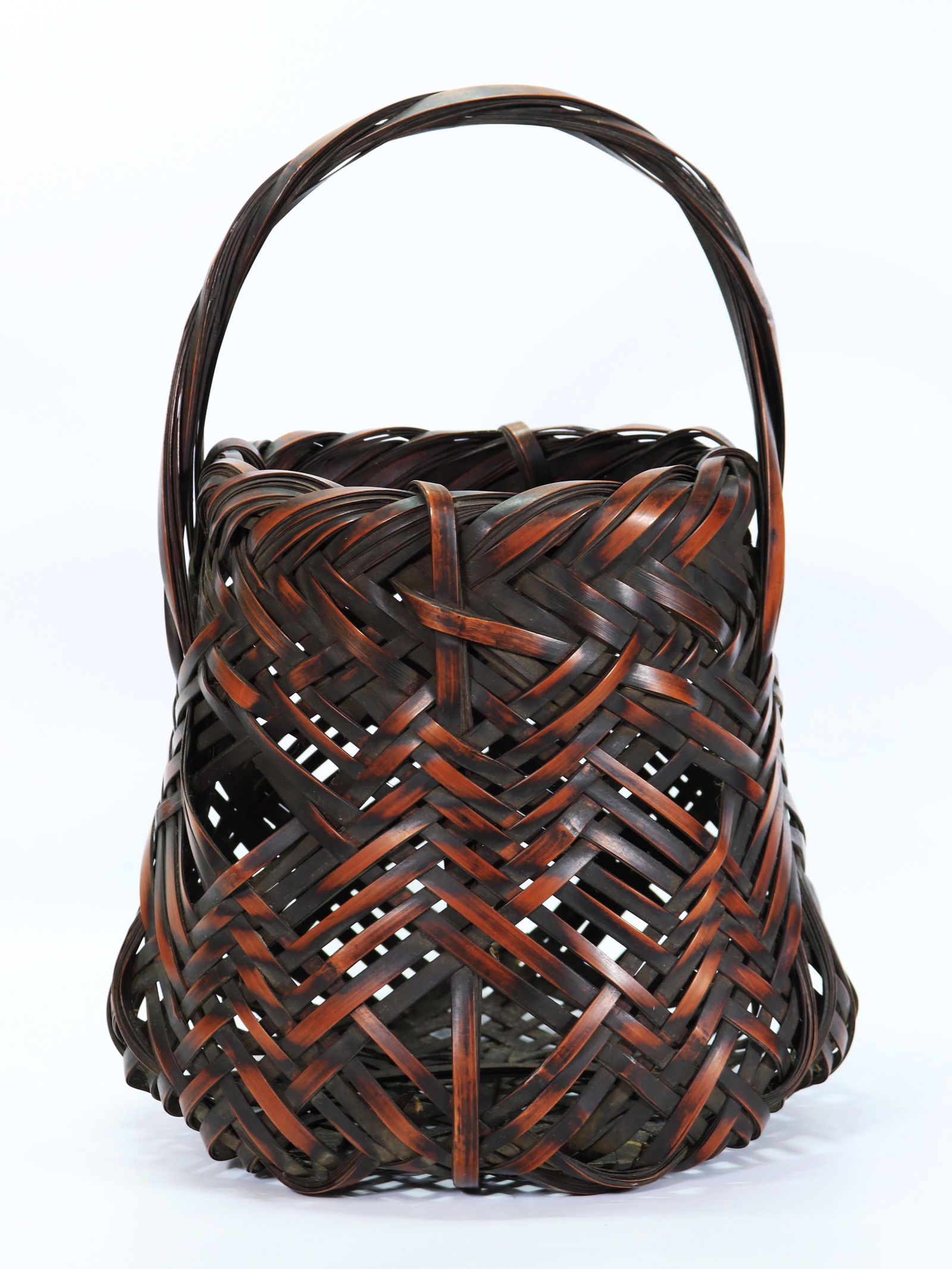 Fine Japanese Signed Bamboo Ikebana Basket (1 of 6)