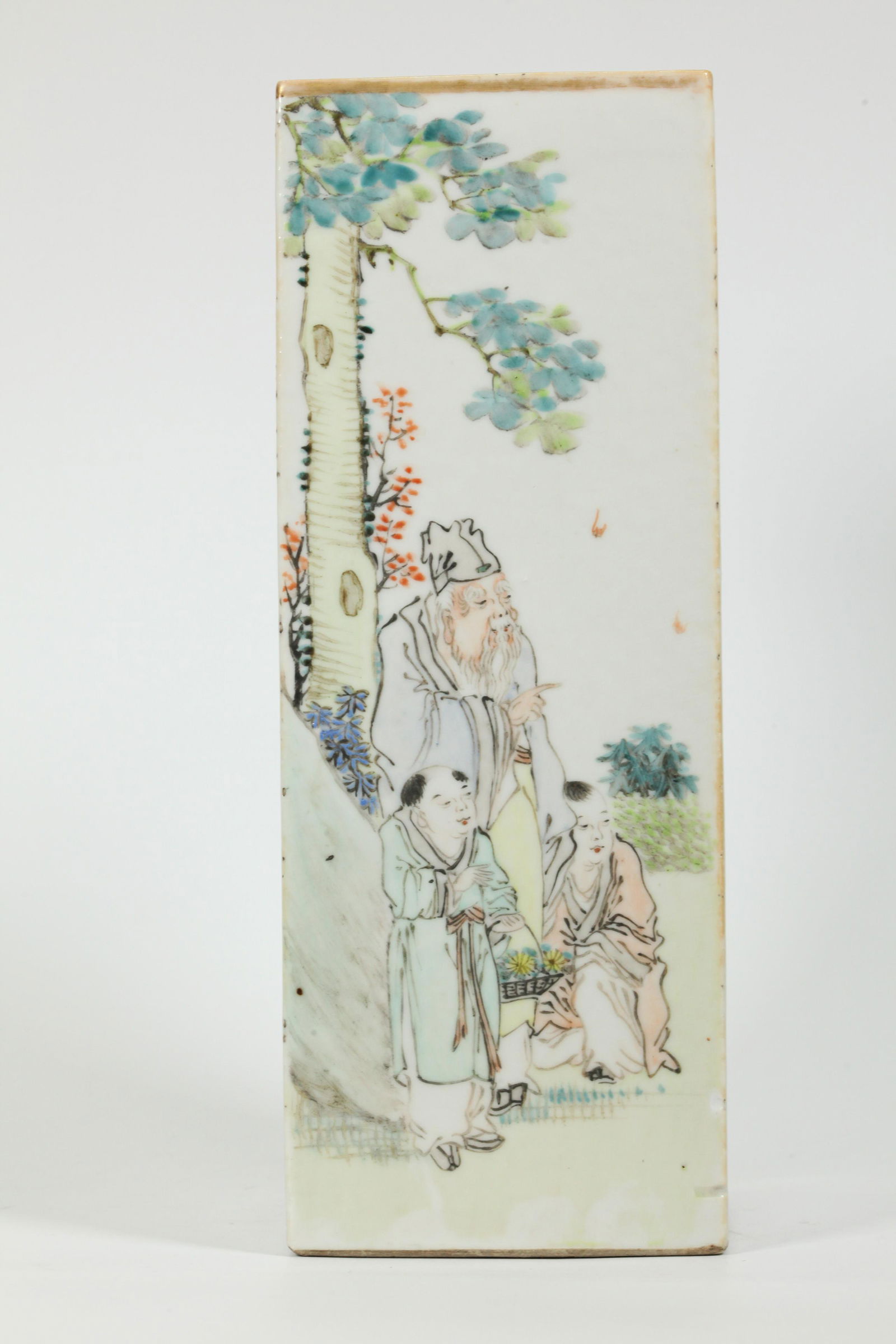 Xu Shan Qin; Chinese Artist Porcelain Hat Stand (1 of 7)