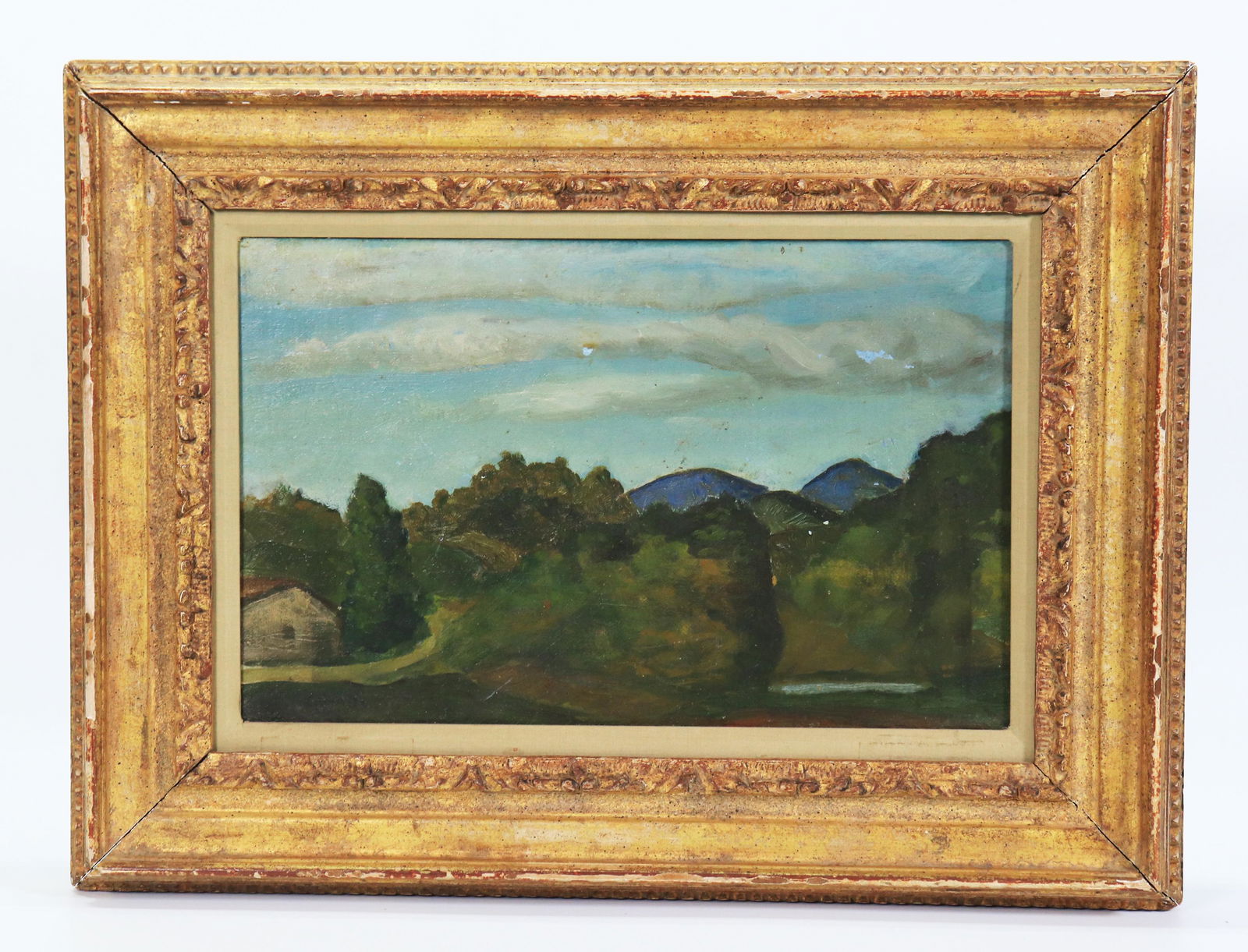 Vincent Canade; Calabrian Landscape Oil Panel 1931 (1 of 5)