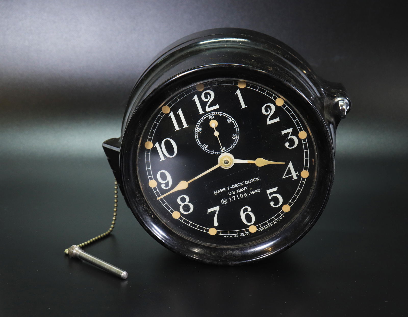 Seth Thomas, US Navy Mark I Deck Clock 1942 (1 of 7)