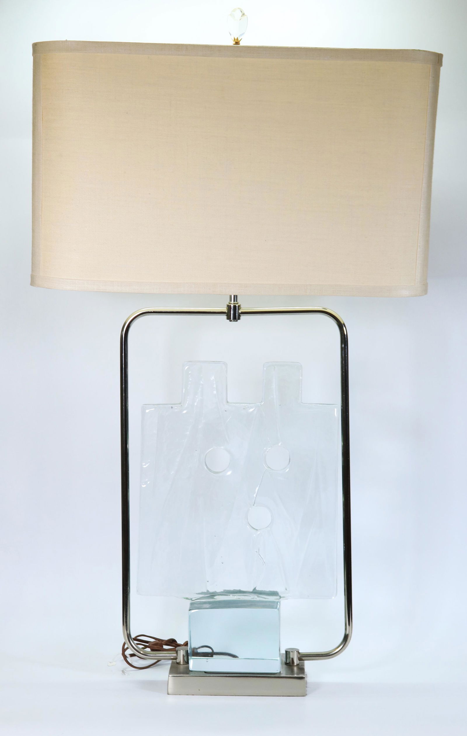 Mid-Century Murano Italy Art Glass Sculpture Lamp (1 of 7)